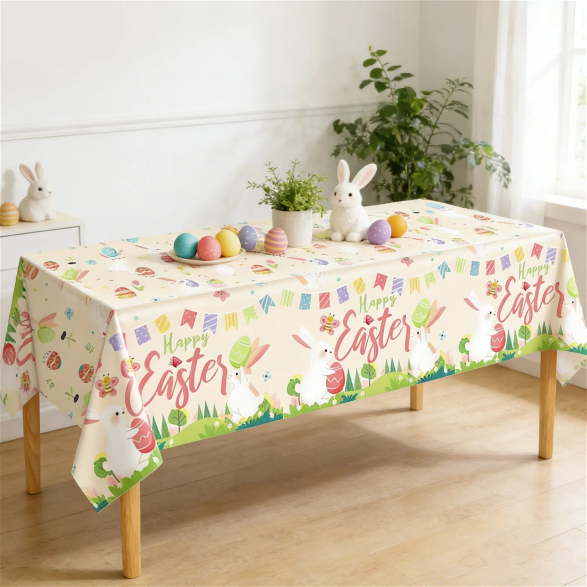 Casa & Co. Easter Bunny Tablecloth