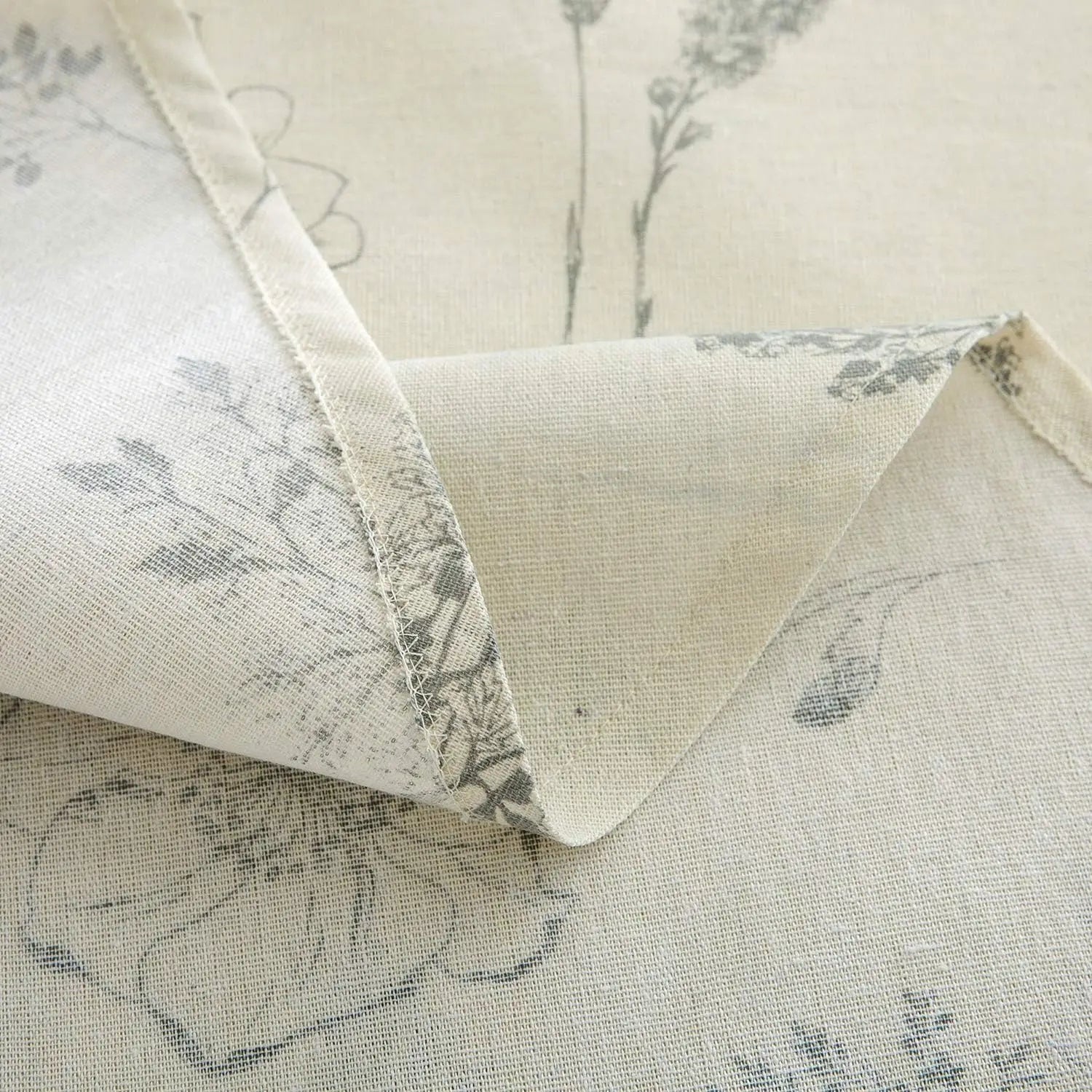 Casa & Co. Spring Fern Print Linen Tablecloth