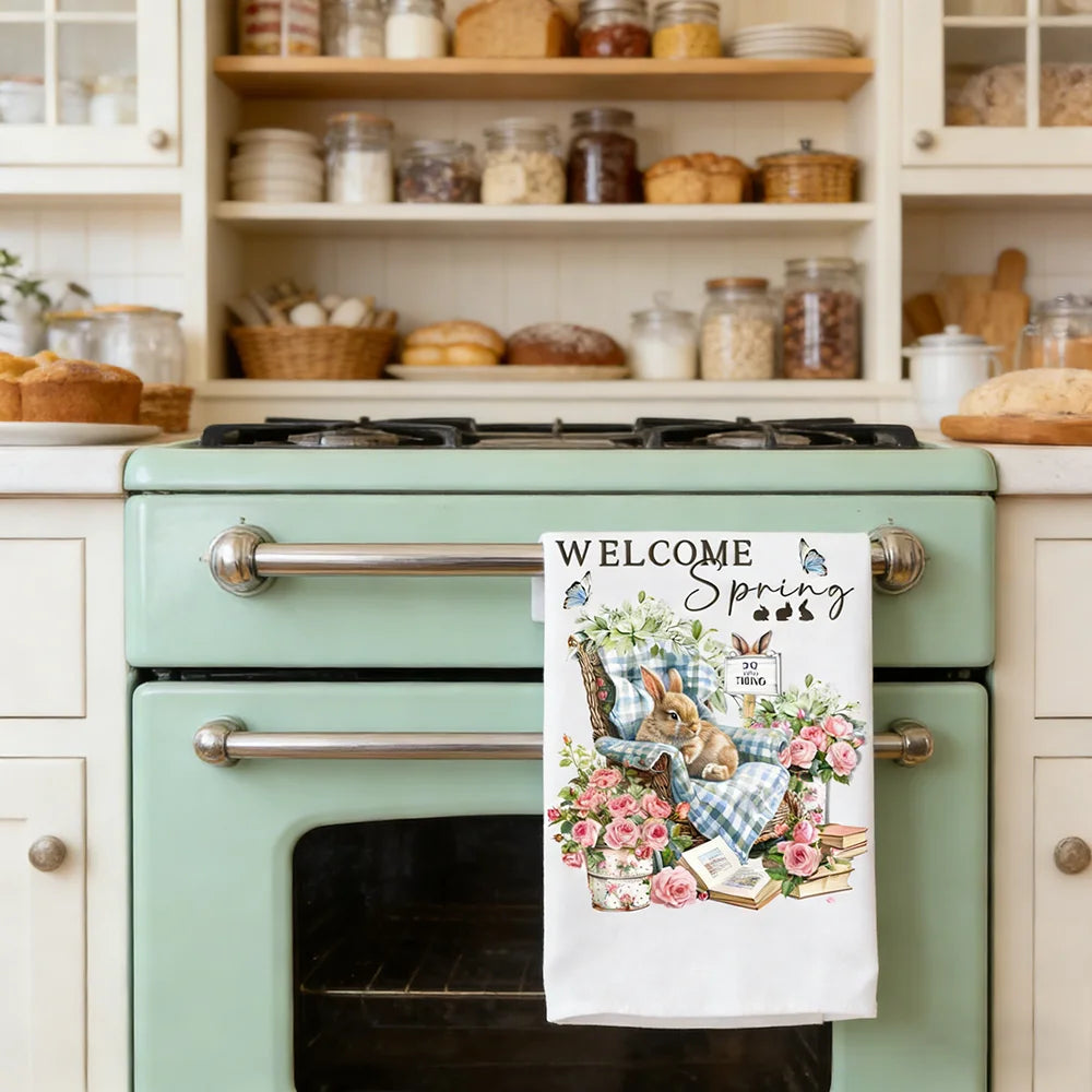 Casa & Co. Spring Bunny Kitchen Towel